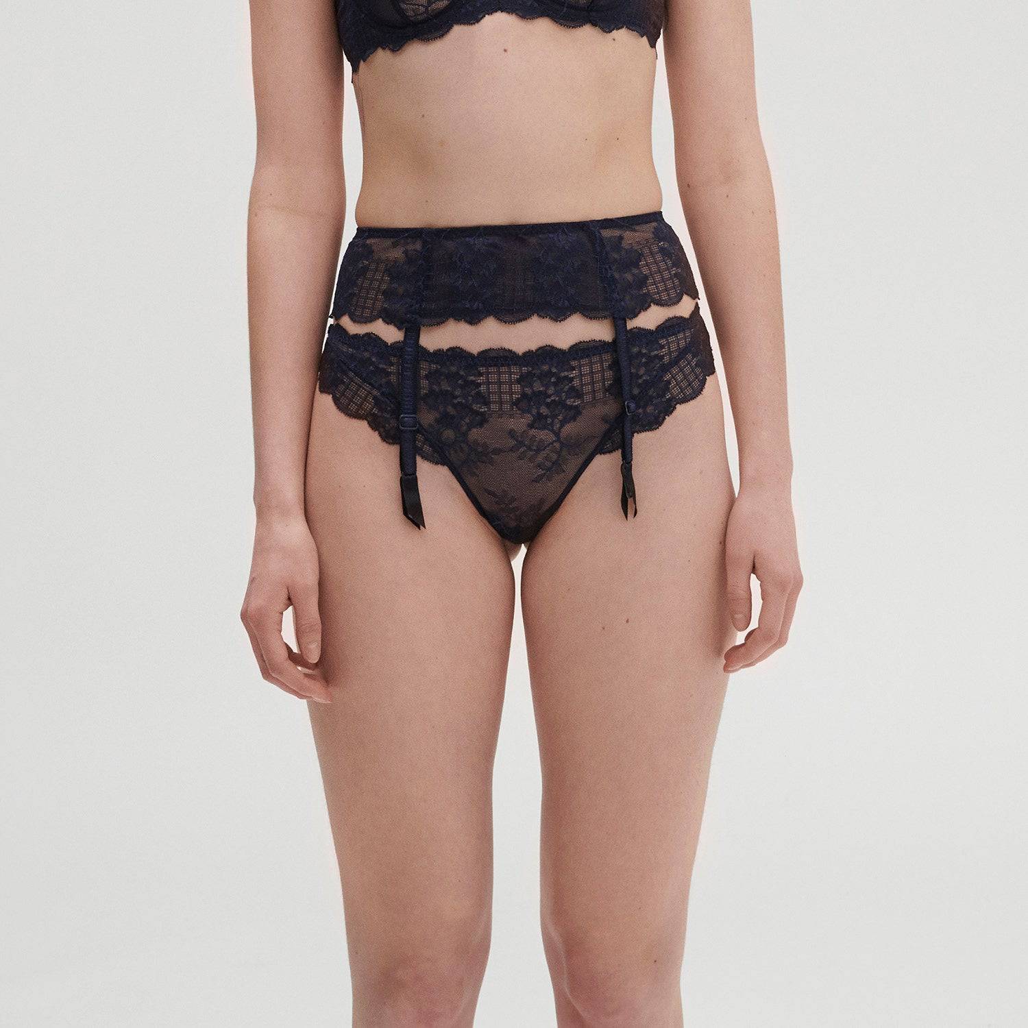 Simone Perele RVE SUSPENDER | BLEU COSMIC Bellizima Simone Perele RVE SUSPENDER | BLEU COSMIC Bellizima