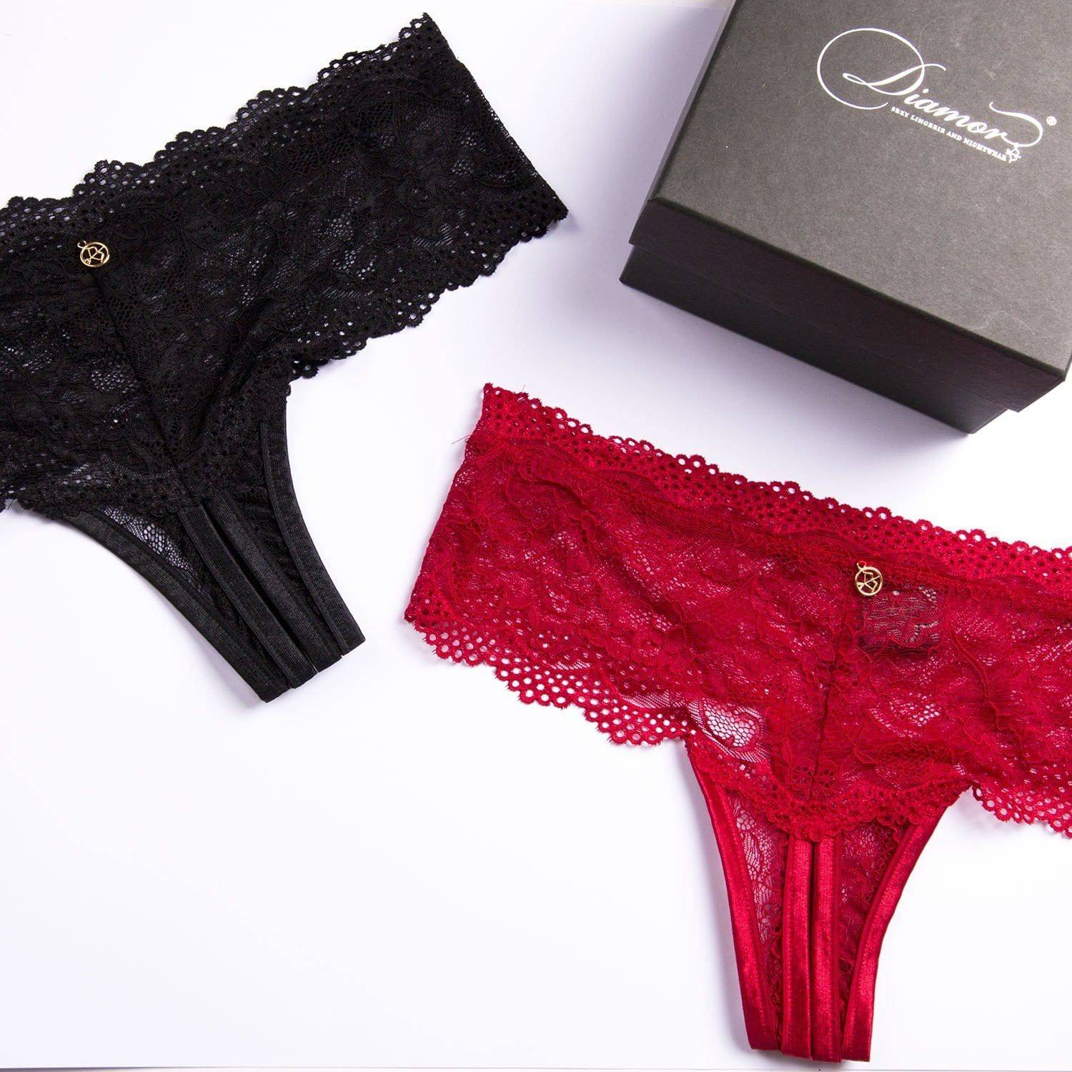 Escora VICTORY STRING PANTY OUVERT GESCHENKSET IN ROT/SCHWARZ Bellizima Escora VICTORY STRING PANTY OUVERT GESCHENKSET IN ROT/SCHWARZ Bellizima