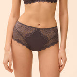 CARESSE TAILLEN-SLIP | GRAPHITGRAU