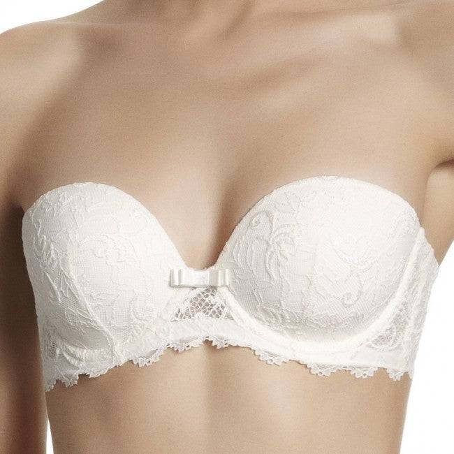 CÉLESTE BÜGEL-BH, TRÄGERLOS, SPITZE