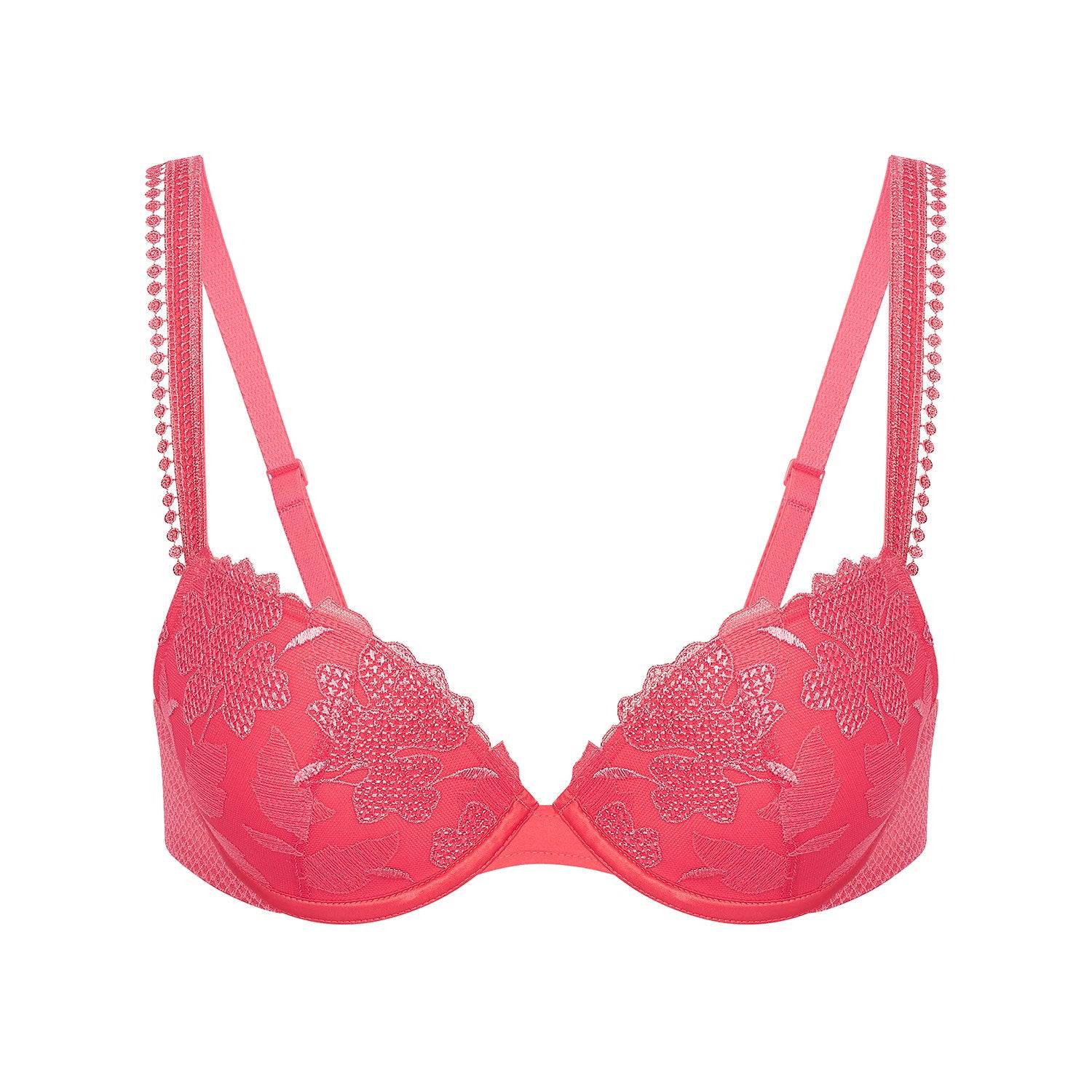 DAHLIA PUSH-UP, GEFÜTTERT | SCHWARZ | PAPAYA