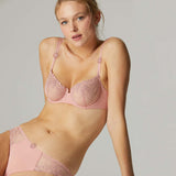 DELICE BÜGEL-BH, HALBSCHALE | PFIRSICHROSE