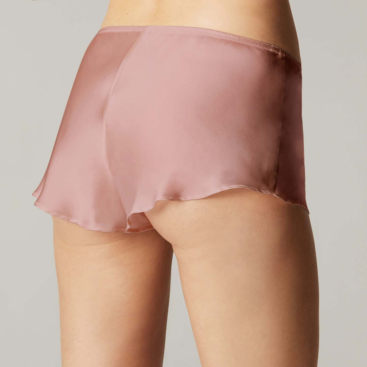 DREAM NIGHT-SHORT 100% SEIDE | BOURBON ROSE