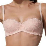 DRESSING FLORAL ROSÉ BANDEAU BH ABNEHMBARE TRÄGER