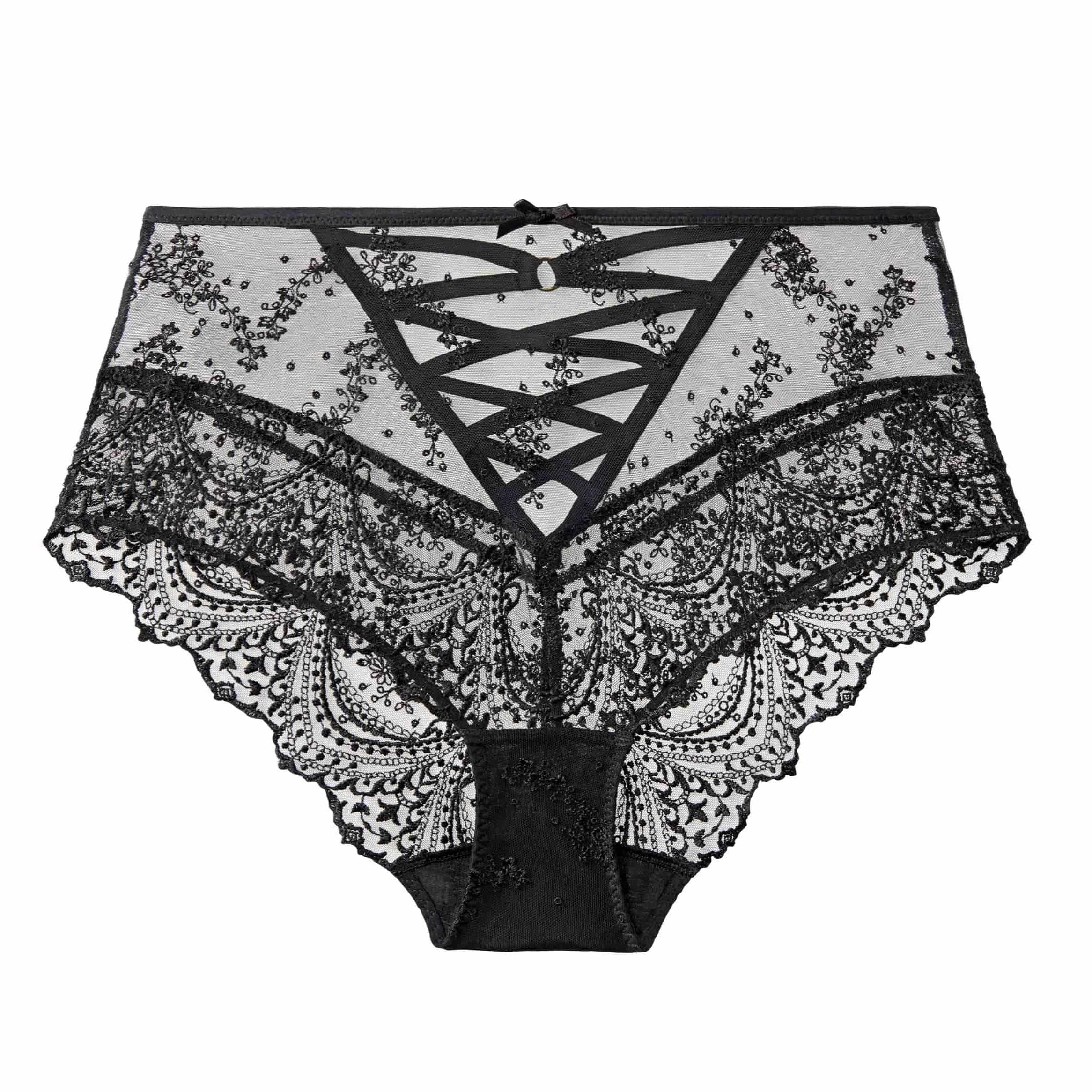 ECRIN NOIR TAILLENSLIP