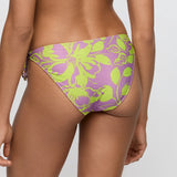 Chalia Bikini Hüftslip mit Schnüren – Glitzerprint