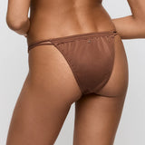 Hello Sunset Exklusiver Bikini-Slip – Braun