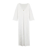Taleah Kaftan – Eleganter Strandkaftan in Weiß