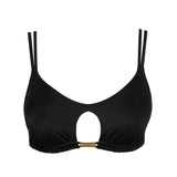 Hello Sunset Bikini-Top – Schwarz
