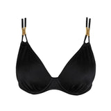 Hello Sunset Herzform Bikini-Top - Schwarz