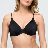 Hello Sunset Herzform Bikini-Top - Schwarz
