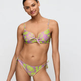 Chalia Bikini Hüftslip mit Schnüren – Glitzerprint