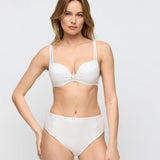 Taleah Herzform Bikini-Top – Weiß
