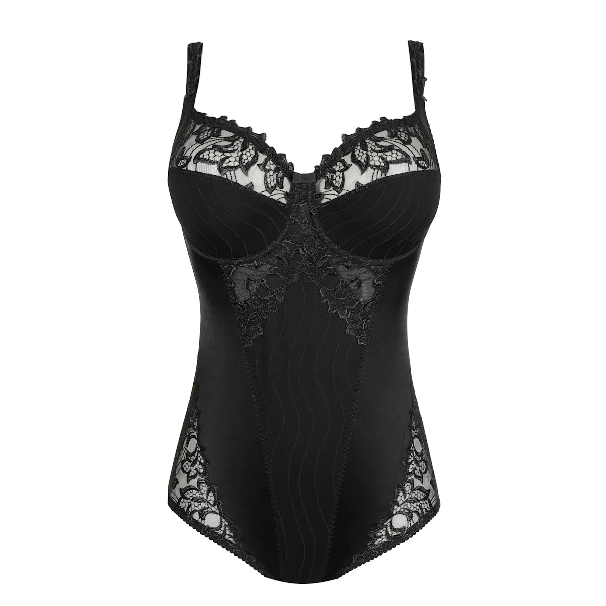 Freigestellte Produktansicht des PrimaDonna Deauville Bodys in Schwarz