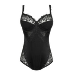 Freigestellte Produktansicht des PrimaDonna Deauville Bodys in Schwarz