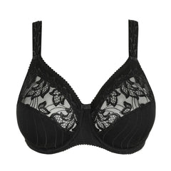 Freigestellte Produktansicht des PrimaDonna Deauville Komfort-BHs in Schwarz