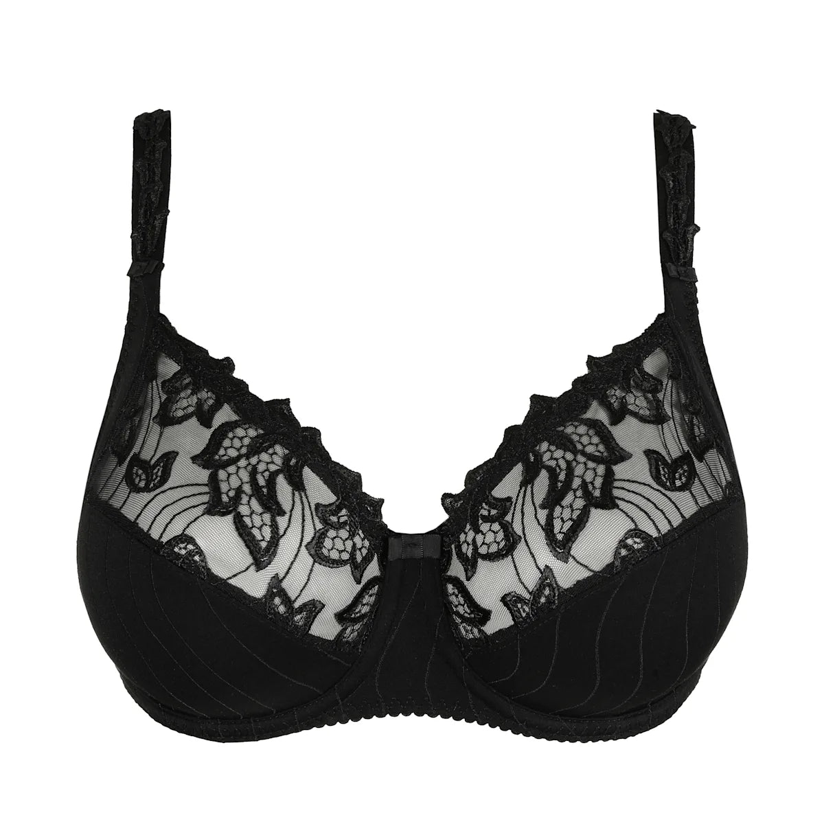 Freigestellte Produktansicht des PrimaDonna Deauville BHs in Schwarz