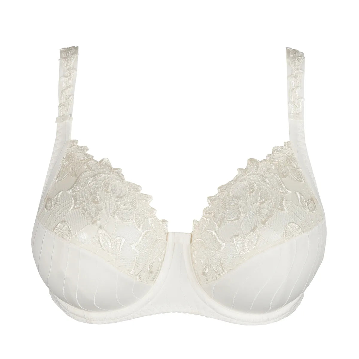 Freigestellte Produktansicht des PrimaDonna Deauville BHs in sanftem Weiß