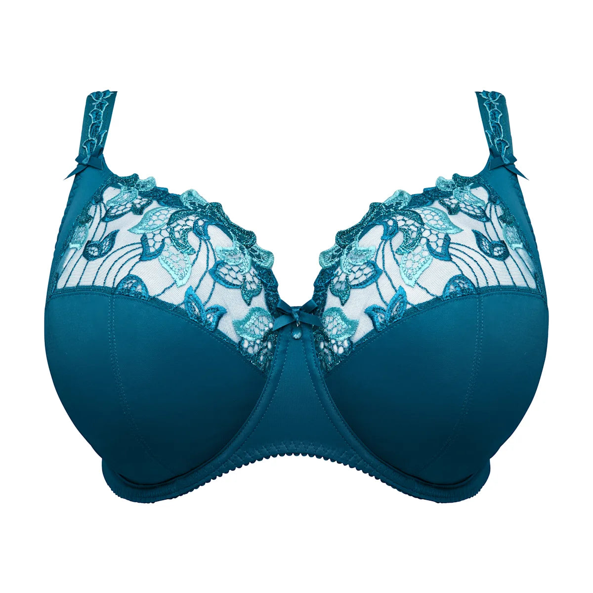 Freigestellte Produktansicht des PrimaDonna Deauville BHs in Blaugrün