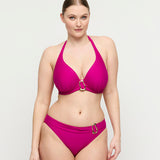 Uvita Plunge Bikini-Top – Magenta
