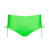 Pilon Bikini Taillenslip mit Schnürung – Neongrün