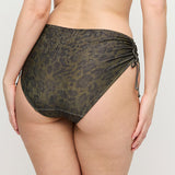 Ratjada Bikini Taillenslip mit Schnürung – Animal-Print