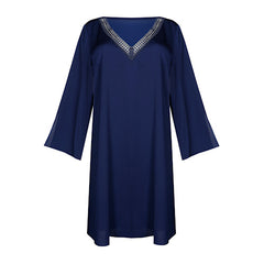 PrimaDonna Swim Aswan Kaftan – Detailansicht des fließenden Materials