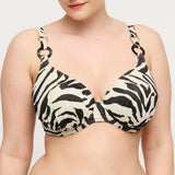 Dalice Plunge Bikini-Top – Halb unterlegt