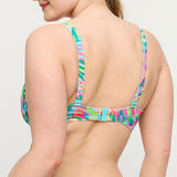 Douala Plunge Bikini-Top – Halb unterlegt