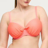 Rivas Balconette Bikini-Top – Neonpink