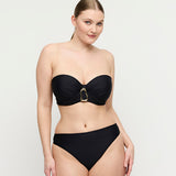 Uvita Brazilian Bikini-Slip – Luxuriös in Schwarz