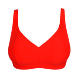 Aswan Triangel Bikini-Top – Feuerrot