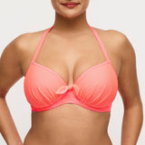 Rivas Vollschalen Bikini-Top – Neonpink