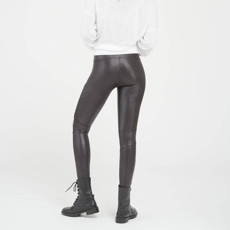 FAUX LEATHER MOTO LEGGINGS