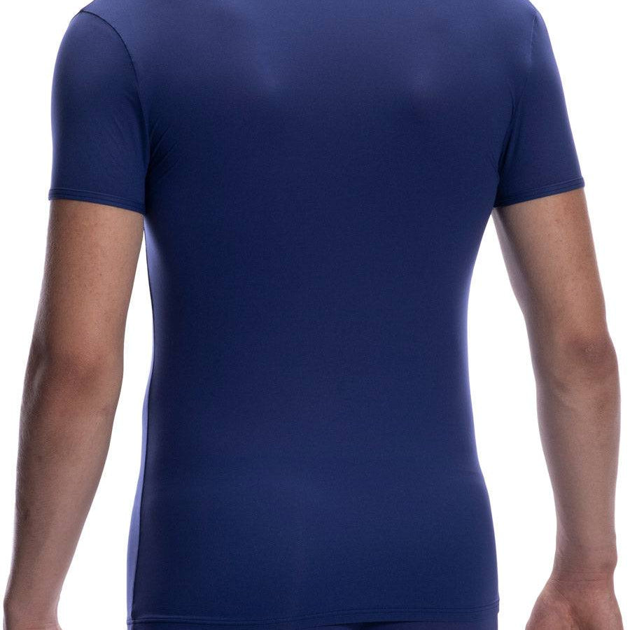 RED0965 PHANTOM T-SHIRT V-NECK LOW | NAVY