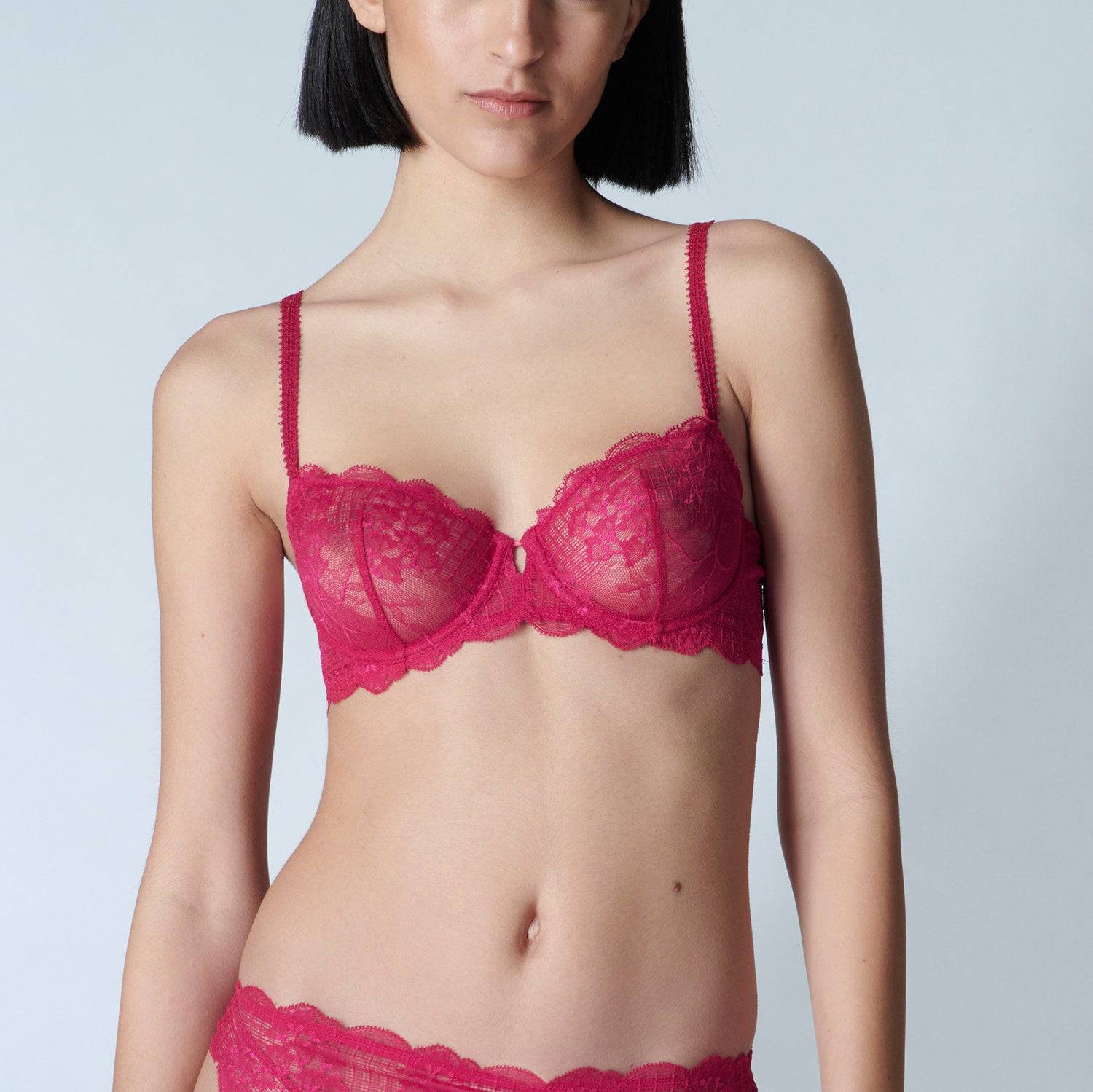 RÊVE BÜGEL-BH HALBSCHALE | CRANBERRY
