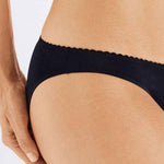 SATIN DELUXE MINI SLIP | SCHWARZ | CREMEWEISS | NATUR