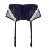 SPLENDEUR SOIE MARINE SEIDEN STRUMPFGÜRTEL