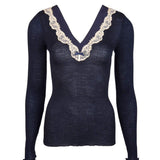 SPLENDEUR SOIE MARINE SHIRT LANGARM