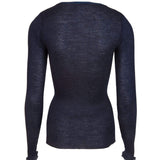 SPLENDEUR SOIE MARINE SHIRT LANGARM