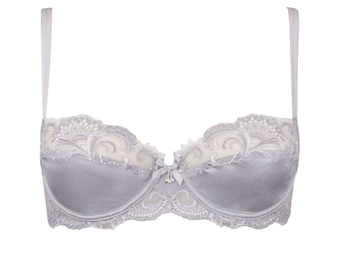 SPLENDEUR SOIE PLATINE SEIDEN BH-HALBSCHALE